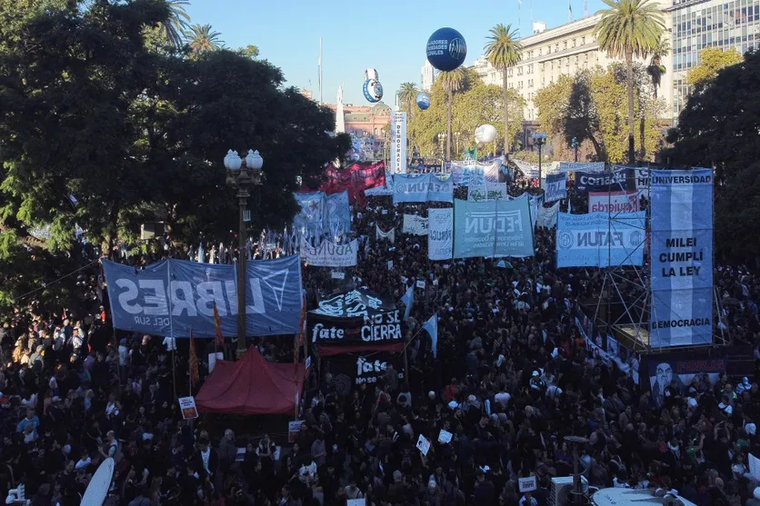 Mass Protests Erupt Across Argentina Over Milei's University Budget Cuts