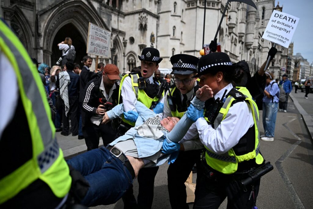 Court Upholds Palestine Action Ban as 117 Arrested Outside Royal Courts of Justice