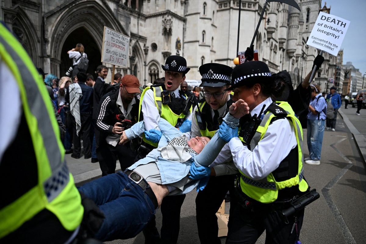 Court Upholds Palestine Action Ban as 117 Arrested Outside Royal Courts of Justice